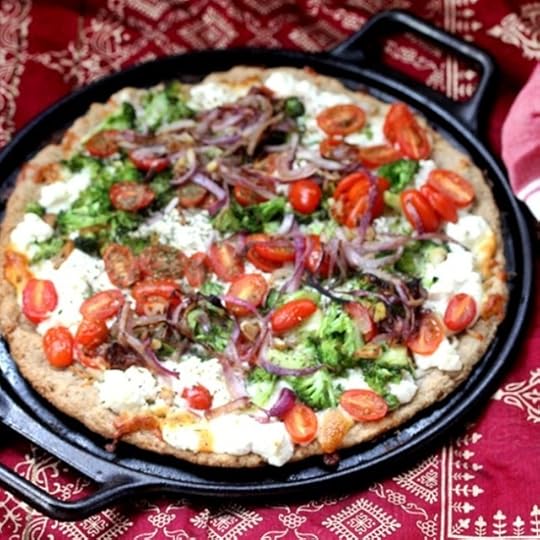 Sourdough Pizza with Shaved Broccoli