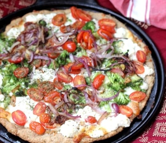 Sourdough Pizza with Shaved Broccoli