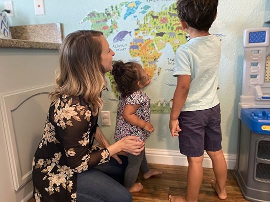 Map with kids