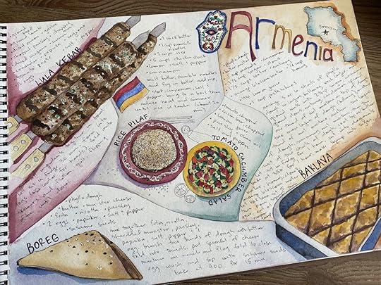 Armenia cook book page