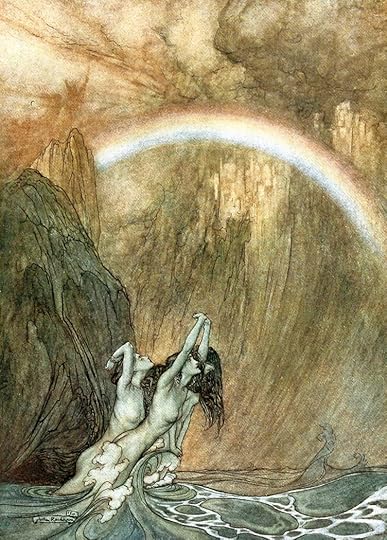 Rhinemaidens by Arthur Rackham