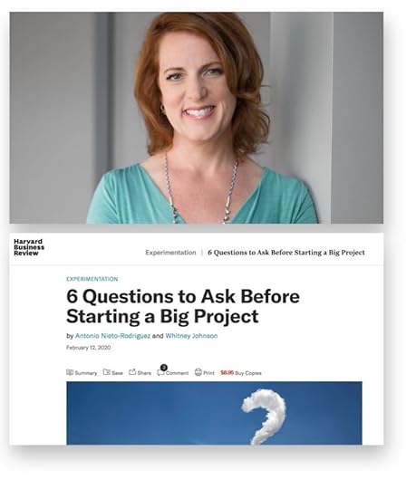 HBR- “When is a Project a Project?” with Whitney Johnson.001