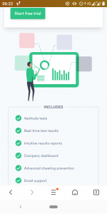 Review of TEST CANDIDATES | Psychometric test provider