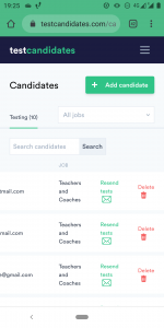 Review of TEST CANDIDATES | Psychometric test provider