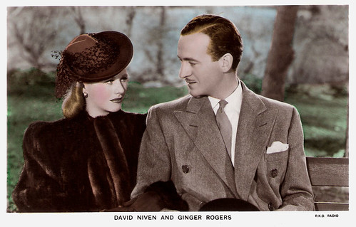 David Niven and Ginger Rodgers in Bachelor Mother