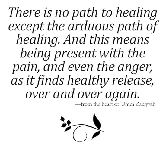 There is no path to healing except QUOTE