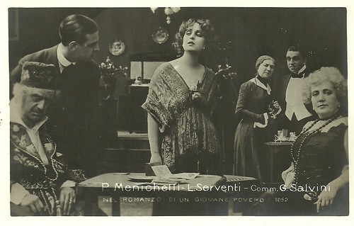 Pina Menichelli and Luigi Serventi in Il romanzo di un giovane povero