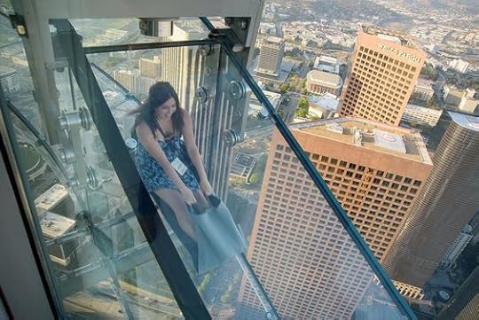 glass tube slide off a building - Google Search