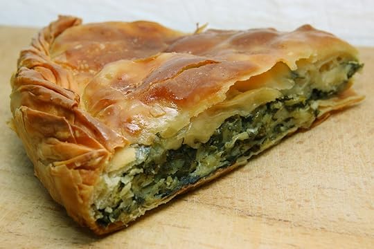 Spinach and cheese homemade pie