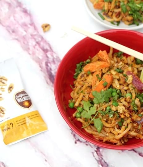 Creamy Cilantro Lime Snacking Noodles