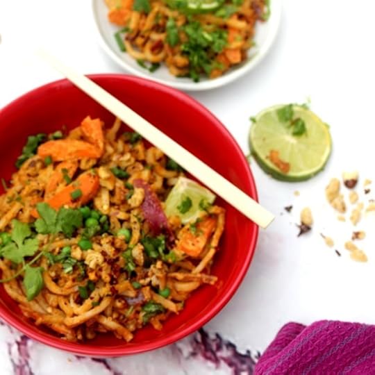 Creamy Cilantro Lime Snacking Noodles