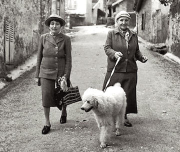 Gertrude Stein, Alice B. Toklas, and Basket