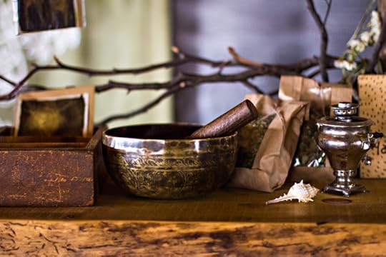 Witchy Items on Altar