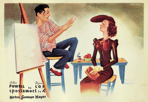 William Powell and Myrna Loy in Double Wedding (1937)