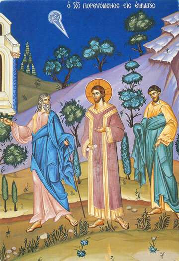 Icon of the Road to Emmaus