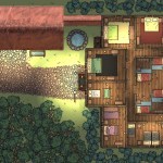 Barking Spider Tavern – Second Floor (Made in Dungeondraft)