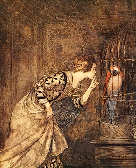 A Child Ballad illustration by Arthur Rackham