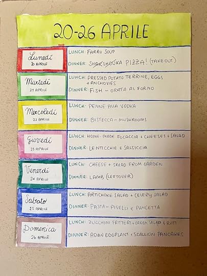 Week 6 Lockdown Menu