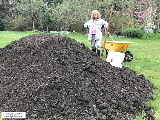 Lorraine with her dirt.