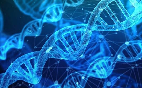 A DNA strand, a scientific and medical concept that mind maps help students understand better.