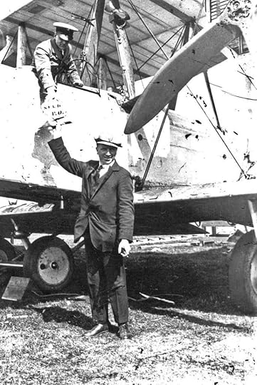 Alcock and Brown with mail