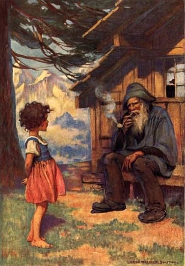 Heidi and her grandfather by Jessie Wilcox Smith