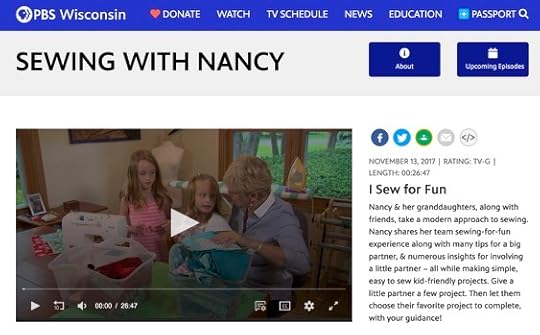Watchg Sewing With Nancy Online at nancyzieman.com