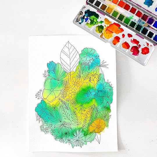 Amy Tangerine Altenew Watercolors
