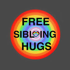 Free Sibling Hugs - Free Hugs - T-Shirt | TeePublic