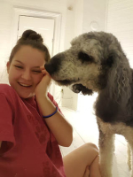 Haley and Nikko (dog)