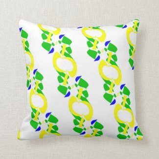 Retro Spectro Collection Throw Pillow