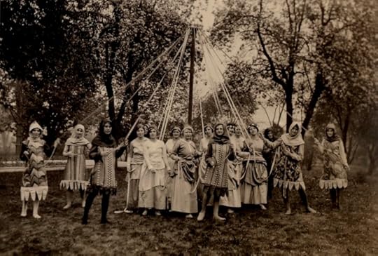 Maypole dancers 1931