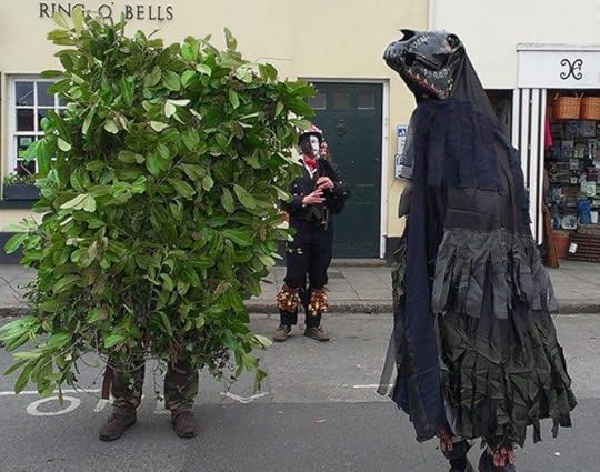 The Jack-in-the-Green and the Obby Oss in Chagford