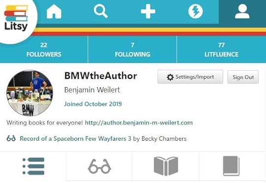 Litsy looks a lot like Instagram.