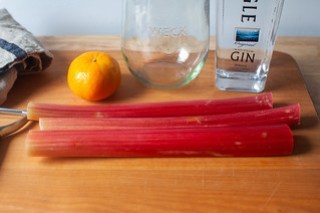 terribly out-of-season rhubarb