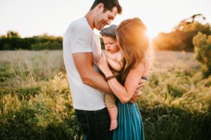 Praying family