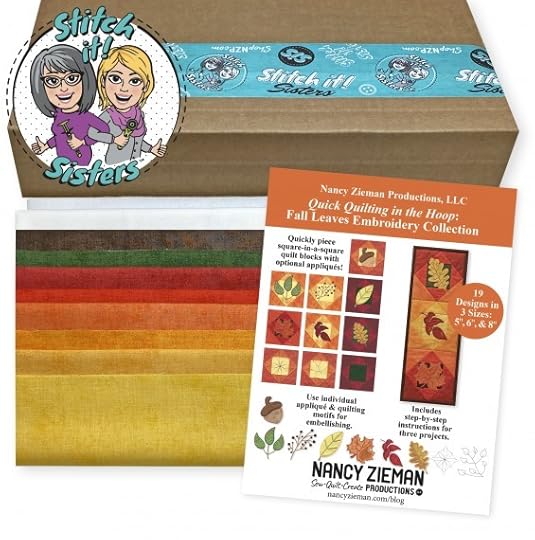 Stitch it! Sisters Quick Quilting in the Hoop: Fall Leaves Program 115 at the Nancy Zieman Productions Blog