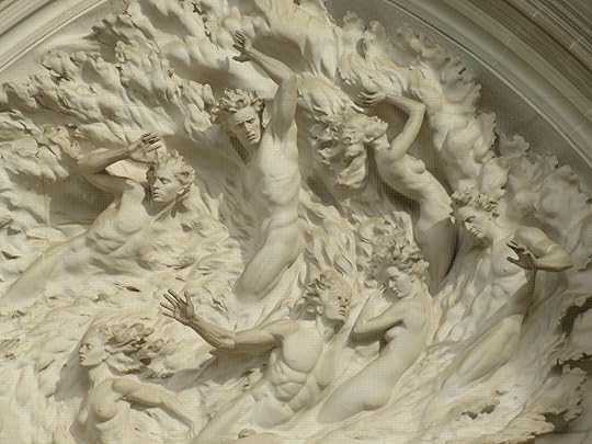 Ex Nihilo, bas relief over west door, National Cathedral, Washington, D.C.