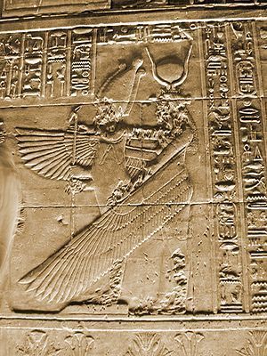 Picture of mural art, relief, showing the Egyp...