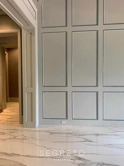 Ebelishing bead detail on paneling