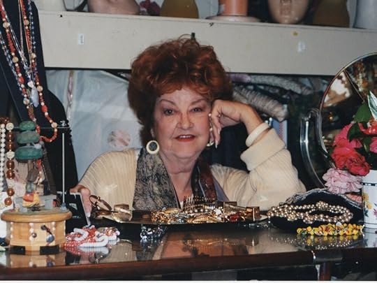 Alicia Harby DeNoon of Cannery Row in 1998. A friend of John Steinbeck and Doc Ricketts. She sold antiques, jewelry and nostalgia.