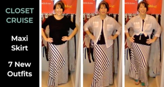 maxi skirt - new outfit combinations