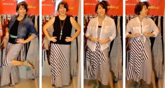 maxi skirt - new outfit combinations
