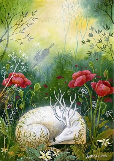 sleeping deer