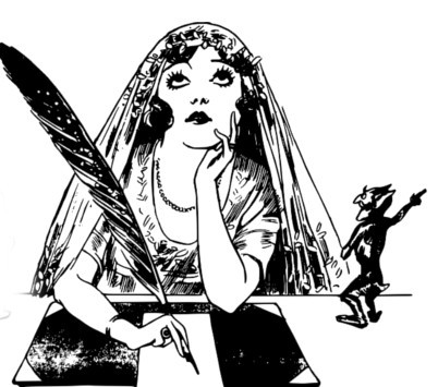 Linn Chapel's blog - writing a romance novel - the Devil's sales advice to this romance author