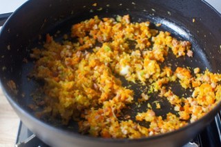 a well-cooked mirepoix