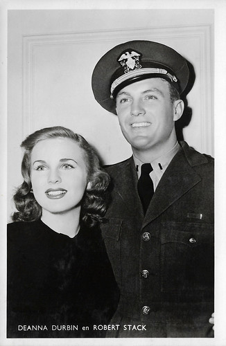Deanna Durbin and Robert Stack in Nice Girl? (1941)