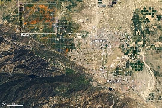California satellite view poppies NASA_2