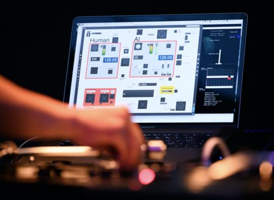 Photo of one of our other AI music projects - AI DJ .