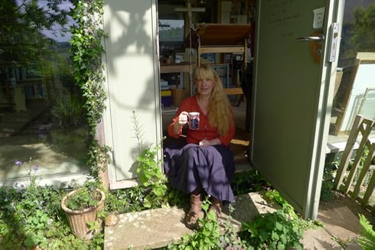 Terri Windling at the Bumblehill Studio, by Howard Gayton